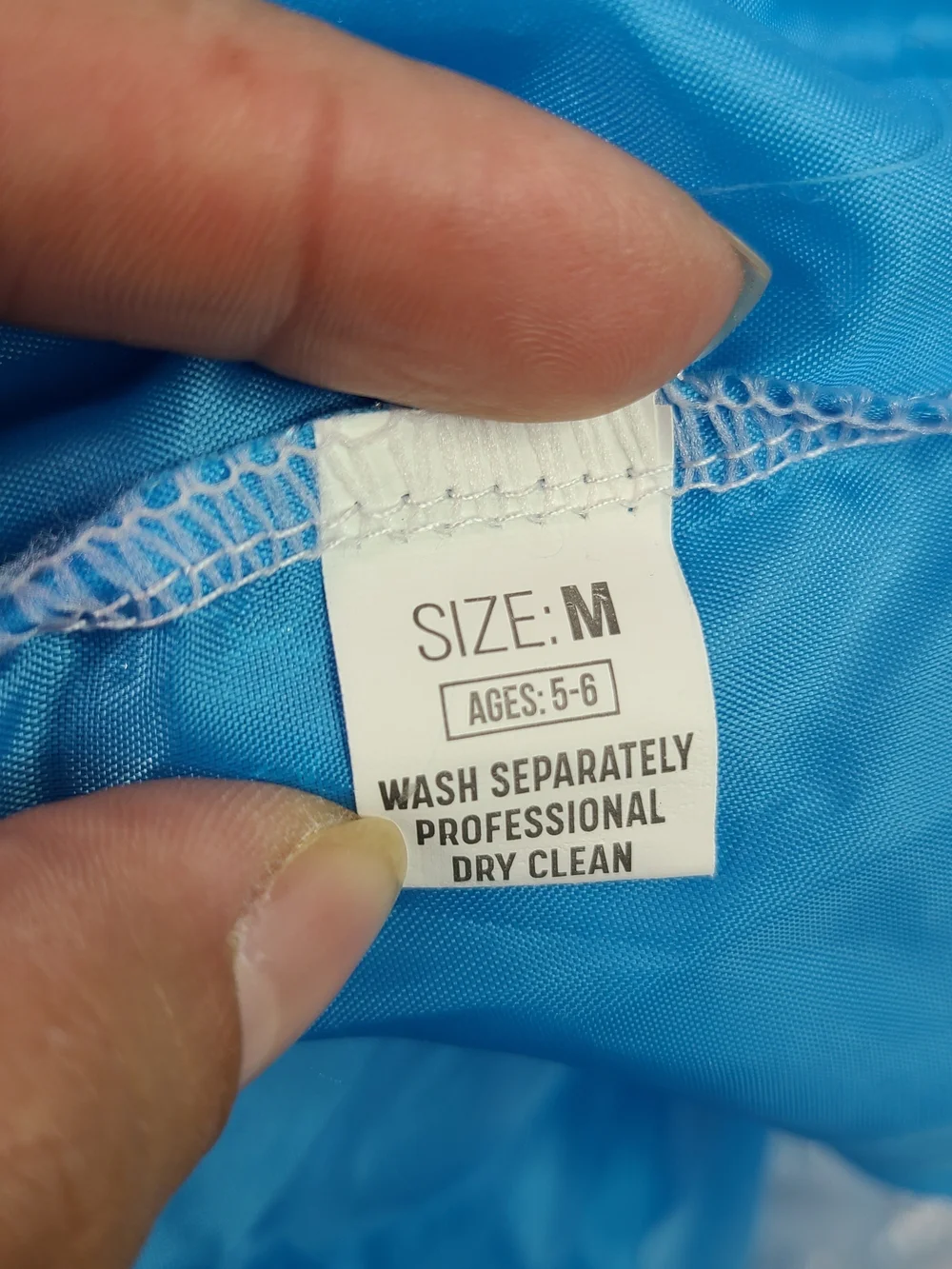 Elsa Dress Frozen Blue Dress size M (5-6)
